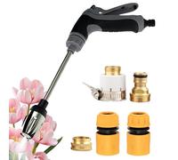a Presión de Alta Potencia con Boquilla Ajustable y Conectores | Máquina de Lavado de Coches de Alta Presión para Limpieza de Vehículos, Suelos, Ventanas, Jardín y Riego