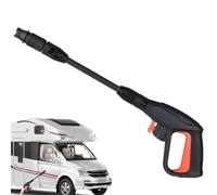 a presión de coche con boquilla ajustable, limpieza ergonómica y | Máquina de lavado de coches, accesorios para vehículos, lavadora pequeña, prensa de coche, limpieza de vallas, patios, hogar