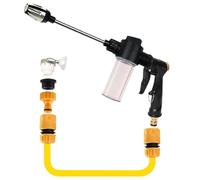 A Presión Sin Cable Rociador De Agua Portátil Resistente A La Oxidación | Boquilla De Alta Presión Para Manguera Para jardín, patio, garaje, limpieza exterior en casa