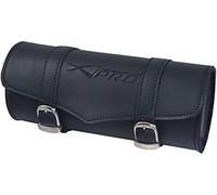 A-pro Borsa Barilotto Rigido Porta Attrezzi Forcella Moto Custom Chopper Nero
