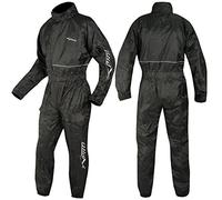 A-pro Completar lluvia Traje impermeable Moto Scooter Quad Custom completa Negro XL