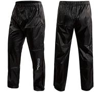 A-pro Lluvia Moto Pantalones Impermeables Waterproof Traje Motorista Negro XXL