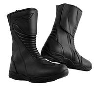 A-pro Moto Botas impermeables Touring Motocicleta Scooter Zapatos Motorista Negro 40
