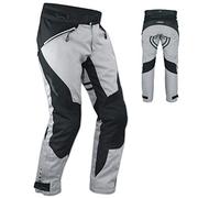 A-pro Pantalones Moto Impermeable y Transpirable Acolchado térmico extraíble Gris 34