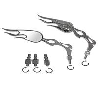 A-Pro Rearview Mirrors Custom Style Motorcycle Chrome Motor Bike Handlebar