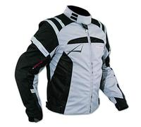 A-pro Sport Touring Moto tela Cordura Chaqueta protectores CE Scooters Gris XL