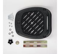 A-Pro Top Case Moto Freno Leuchten Top Box maletín Motocicleta Scooter Quad 32 L Plata