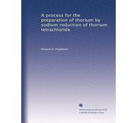 A process for the preparation of thorium by sodium reduction of thorium tetrachloride