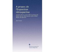 A propos de l'Exposition rétrospective: Causerie faite le 3 avril 1903 à la Classe des beaux-arts sur Mme Eynard-Lullin et Mme Necker-de Saussure