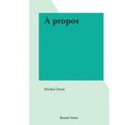 À Propos (ebook)