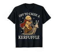 A provocar un alboroto en un Cachorro de Perro con un Caracol montado en la Capa Camiseta