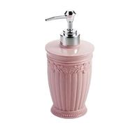 A Prueba de Fugas Dispensador de jabón for el hogar, Redondo, for baño, Color Azul y Rosa, 300 ml(Pink)