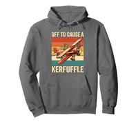 A Punto de causar un lío, avión, Vintage, Lindo Capibara Sudadera con Capucha