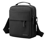 A-QMZL Umhängetasche Herren Schultertasche Herrentasche Klein Wasserdichte Crossbody Bag Brusttasche Handytasche für Tägliches Leben Reise, Negro , Contemporáneo