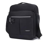 A-QMZL Umhängetasche Herren Schultertasche Herrentasche Klein Wasserdichte Crossbody Bag Brusttasche Handytasche für Tägliches Leben Reise, Negro2, Contemporáneo