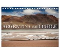 A quick trip to Argentina and Chile (Desk Calendar 2026 DIN A5 landscape), CALVENDO 12 Month DeskCalendar: Most iconic places in Argentina and Chile