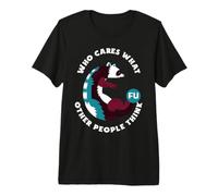 A quién le Importa lo Que Otras Personas piensan Gracioso Camiseta Premium