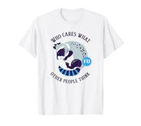 A quién le Importa lo Que piensen los demás (gráfico de Mapache) Camiseta