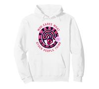 A quién le Importa lo Que piensen los demás (Snake Graphic) Sudadera con Capucha