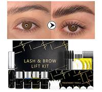 A/R 10 Pcs Kit de Permanente y Tinte de pestañas | Juego de rizador de pestañas de Larga duración | Rizado Profesional de pestañas, rizador semipermanente Adecuado para salón, Suministros