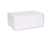 A/R SPEDIZIONI - Caja térmica de poliestireno de 20 kg / 20 l, práctica, 55 x 38 x 21 cm, ideal para el transporte de alimentos
