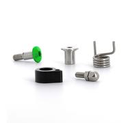 A.R.T. Kit de montaje de tornillo verde palanca de embrague plegable, verde