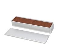 a rectangular de aluminio, con tapa antiadherente, tapa extraíble, hornear, con, espuma, queso, con, ust