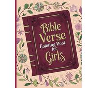 A Red and Pink Bible Verse Coloring Book For Girls Aged Between 7 and 12 Years Old| Christiaj Book to Color During Masses, Holidays, Sunday Church ... Book for Young Girls| Perfect Girl Gift