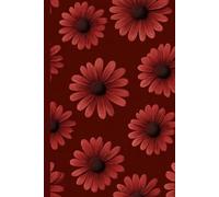 A red Daisy flowers: Work Notebook, Funny Office Gift for Women, Coworker, Boss, Secret Santa Gag Gift (Blank Lined Journal)