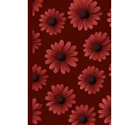A red Daisy flowers: Work Notebook, Funny Office Gift for Women, Coworker, Boss, Secret Santa Gag Gift (Blank Lined Journal)