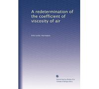 A redetermination of the coefficient of viscosity of air