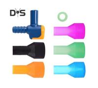 (A) Reemplazo de válvula de mordida para mochila de hidratación, boquilla con conector de 2 mangueras,