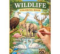 A Relaxing Adult Coloring Book Featuring Beautiful Wildlife: Coloring Book for Adults, Teens and Children