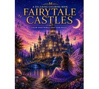 A Relaxing Coloring Book: Fairytale Castles, fantasy and fairies coloring book