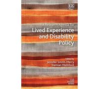 A Research Agenda for Lived Experience and Disability Policy (Elgar Research Agendas)