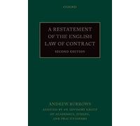 A Restatement of the English Law of Contract
