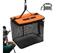 A rete - Cesta con revestimiento de goma, pescado mantiene la red flotante, cesta de cebo portátil de pescado atrapado flotante, nieblada para un prominente para K