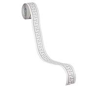 A.S. Création 281319 - Cenefa adhesiva, color gris y blanco