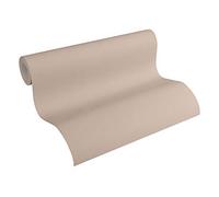 A.S. Création 309167 3091-67 - Papel pintado para pared, liso, 10,05 m x 0,53 m, beige y marrón, fabricado en Alemania