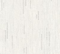 A.S. Création 31850-2 - Papel pintado con purpurina (10,05 m x 0,53 m), color gris y blanco
