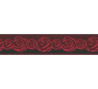 A.S. Création 368581 - Cenefa, Rot Schwarz, 5,00 m x 0,13 m