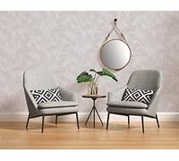 A.S. Création 378361 - Papel pintado para pared, diseño de flores, color beige y crema