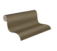 A.S. Création 380273 38027-3 - Papel pintado (10,05 x 0,53 m), diseño de cuba, color marrón metálico