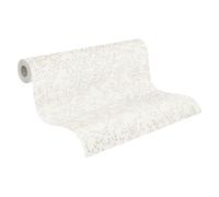 A.S. Création 381001 38100-1 - Papel pintado para pared (10,05 x 0,53 m), diseño floral, color blanco