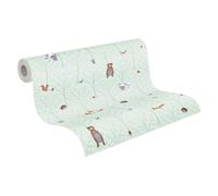 A.S. Création 381192 38119-2 - Papel pintado (10,05 x 0,53 m), diseño de bosque, color verde, marrón y naranja