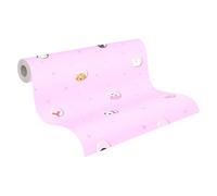A.S. Création 381432 38143-2 - Papel pintado para pared (10,05 x 0,53 m), diseño de animales, color rosa, blanco y amarillo