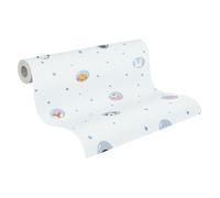 A.S. Création 381433 38143-3 - Papel pintado para pared (10,05 x 0,53 m), diseño de animales, color azul, blanco y rosa