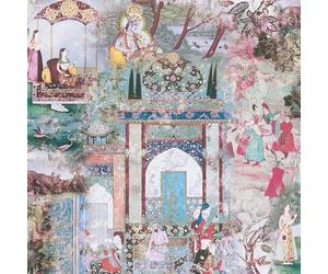A.S. Création 381743 - Papel pintado (10,05 x 0,53 m), diseño oriental, color rosa y verde