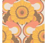 A.S. Création 395304-8,50 m x 0,53 m - Papel pintado retro de los años 70