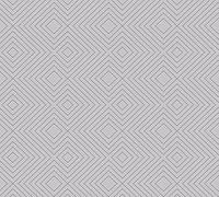 A.S. Création 3D 377587 Attractive - Papel pintado para pared, diseño geométrico, efecto brillante, color gris mate
